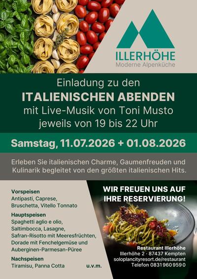 Restaurant Illerhöhe Soloplan 2026-07-03