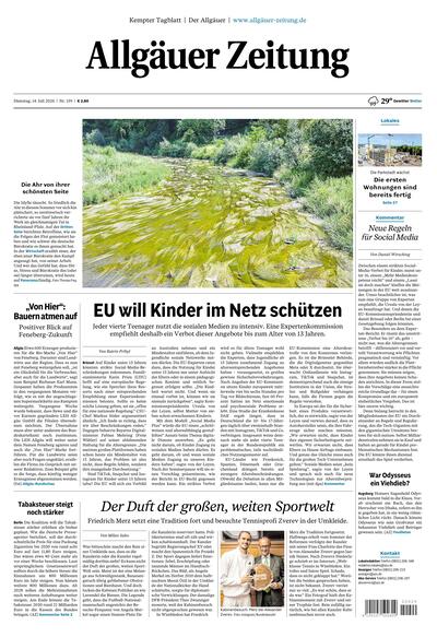 Hauptausgabe Allgäuer Zeitung Kempten 