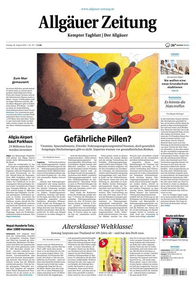 Hauptausgabe Allgäuer Zeitung Kempten 